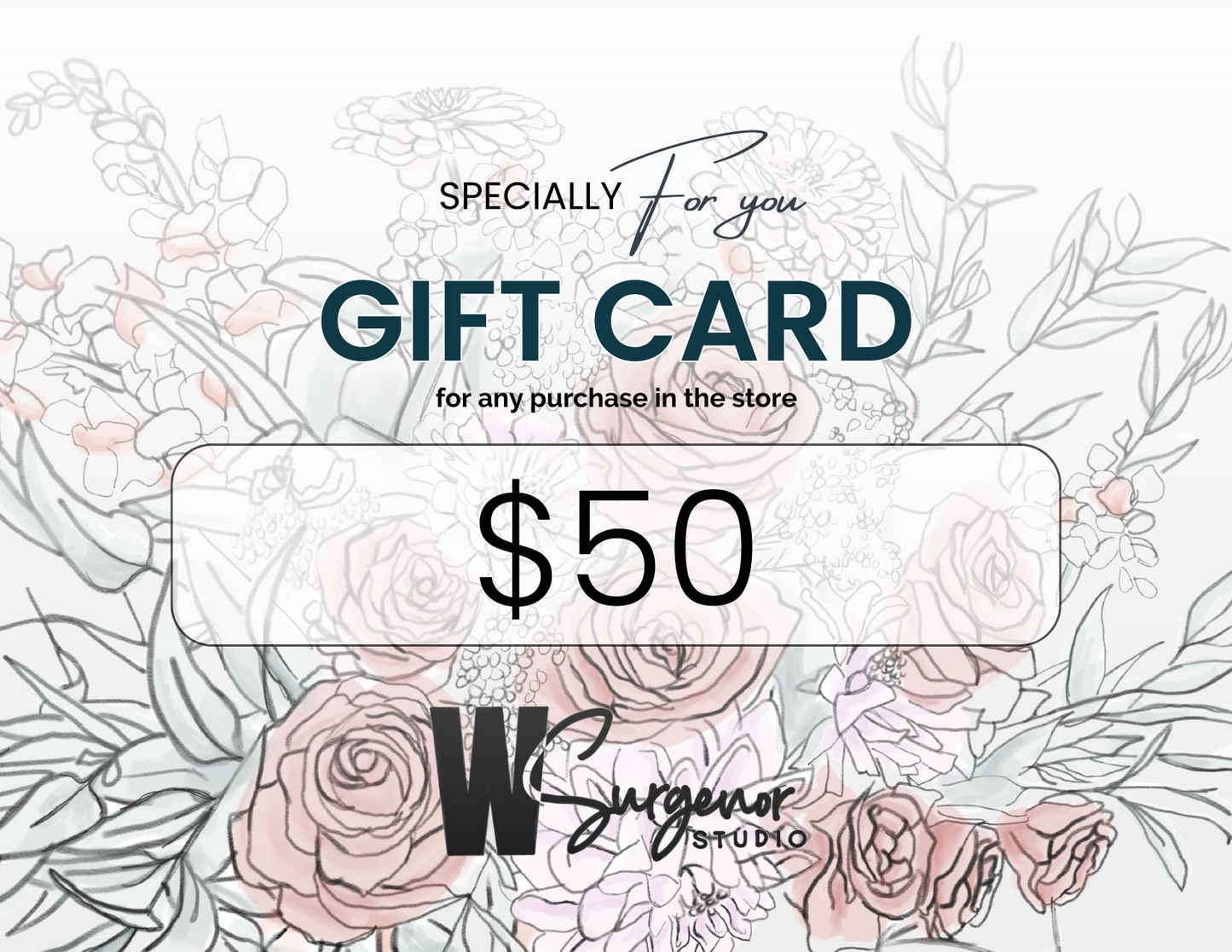 WSurgenor Studio Gift Card