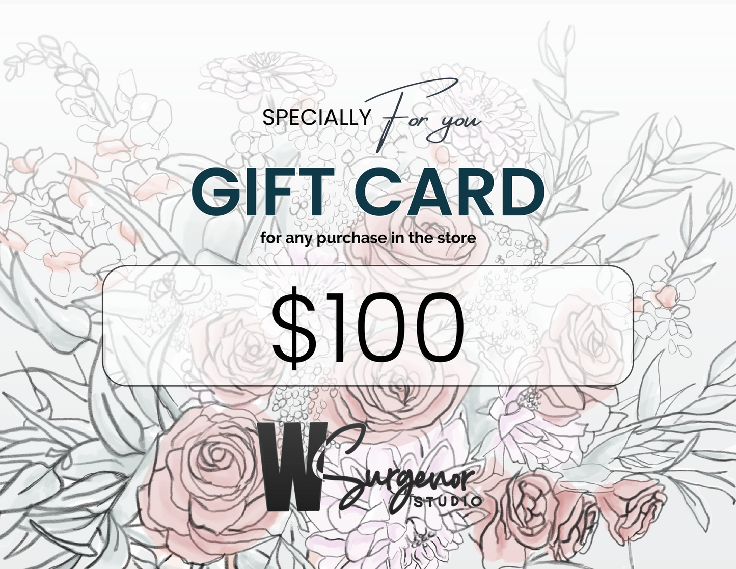 WSurgenor Studio Gift Card